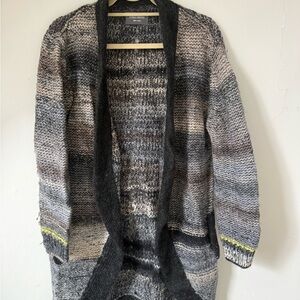 Zadig & Voltaire Multitone Open-Front Cardigan
